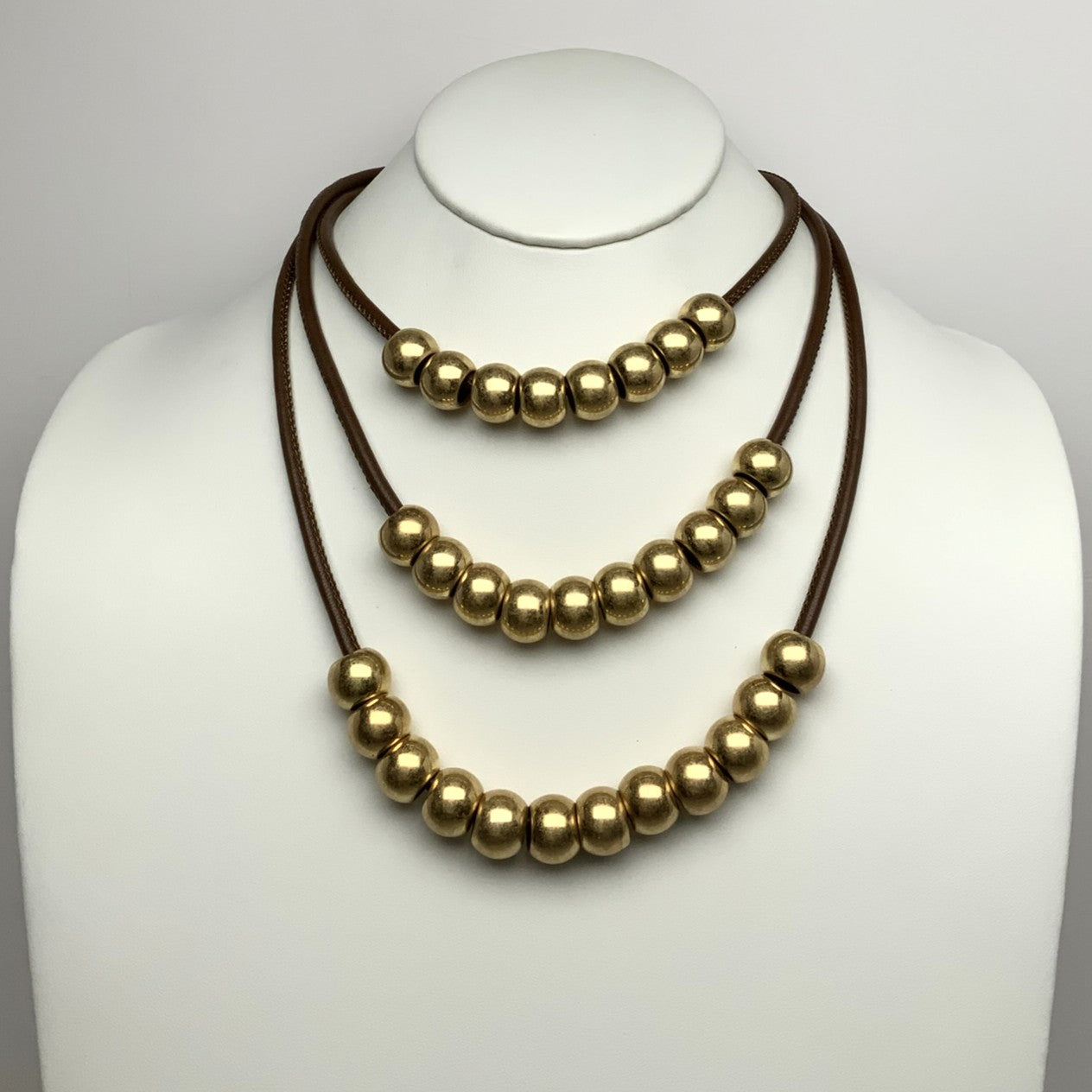 Layered Chunky Beaded Necklace
