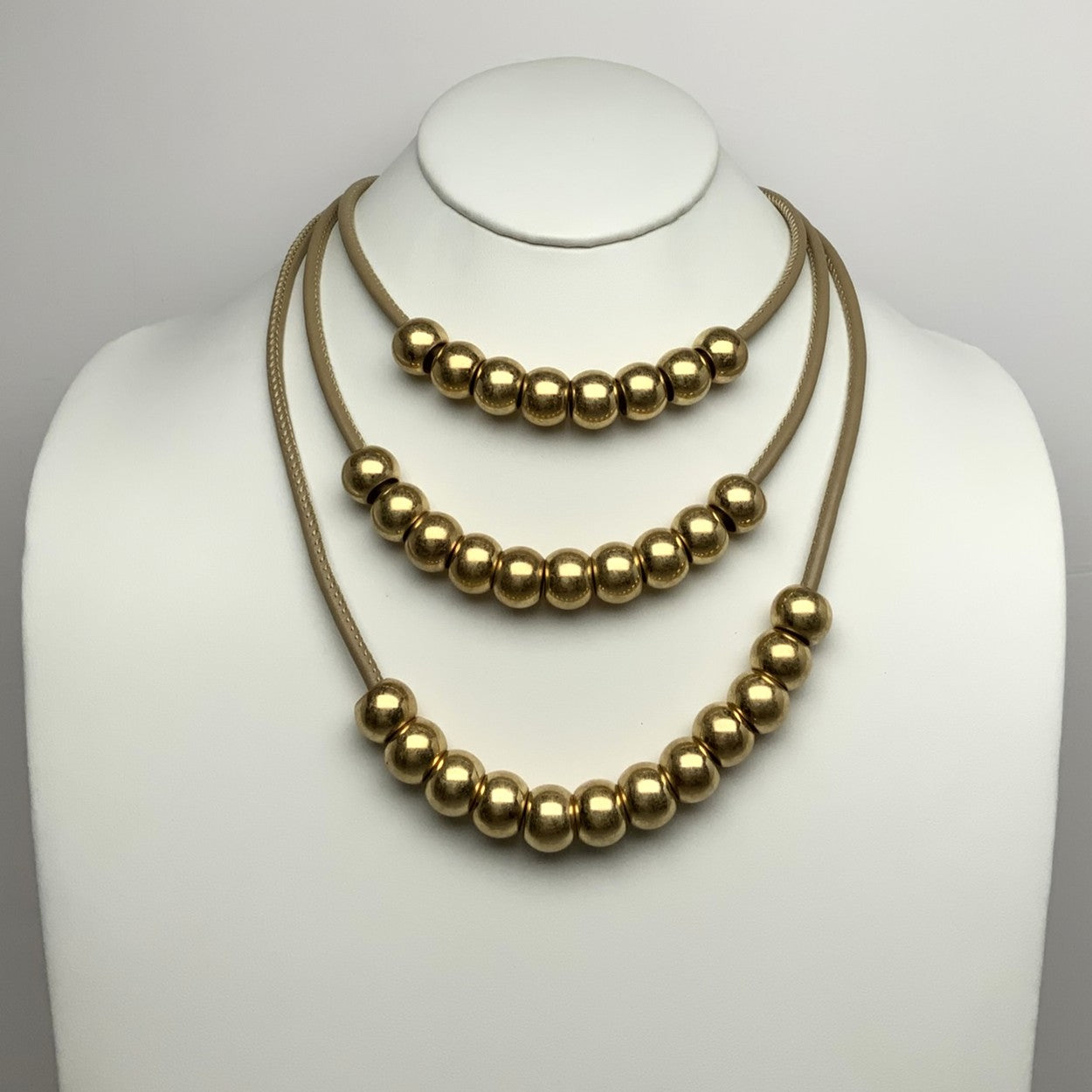 Layered Chunky Beaded Necklace