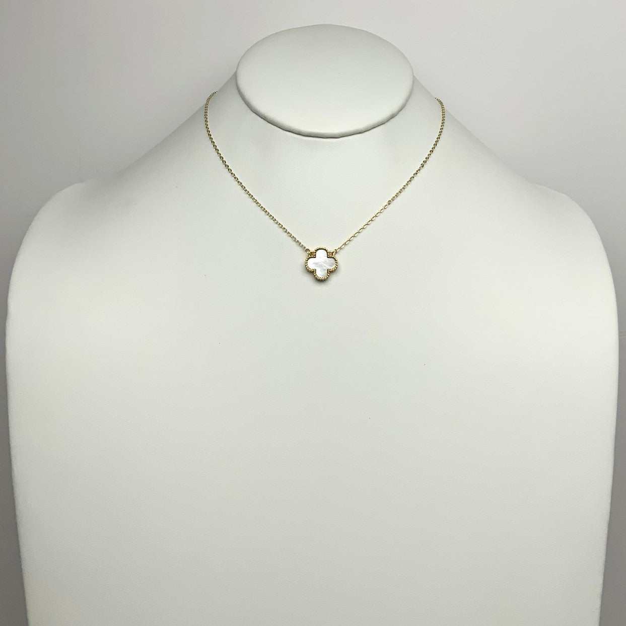 CZ Clover Necklace