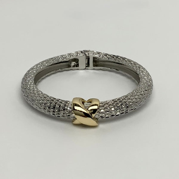 Chunky "X" Charm Bracelet