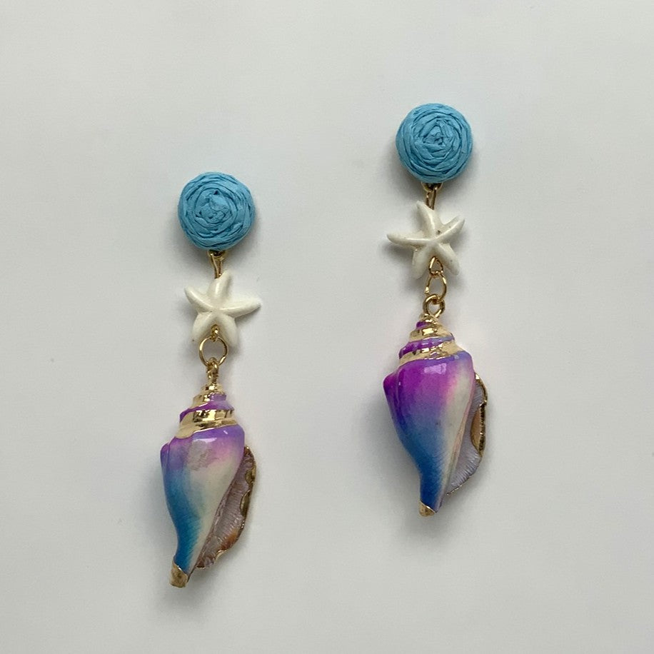 Twine Seashell Earrings