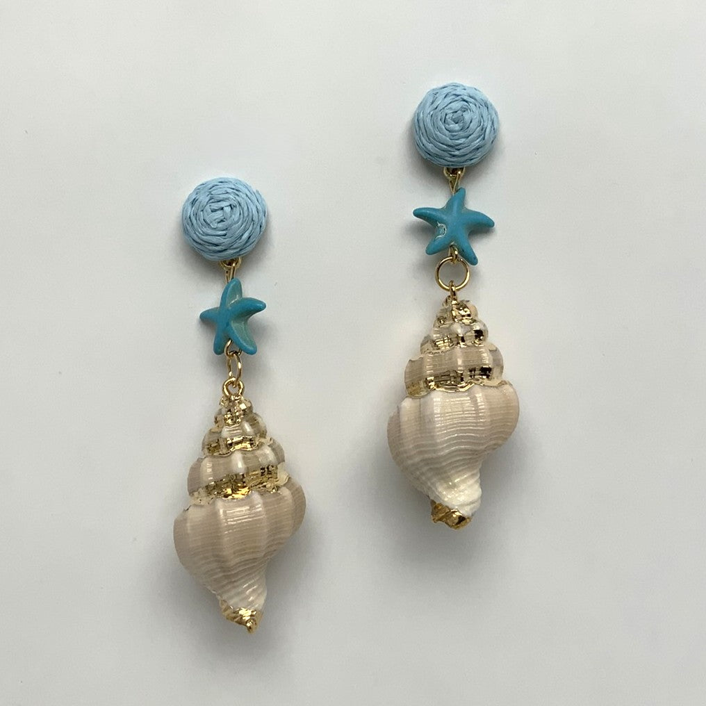 Twine Seashell Earrings