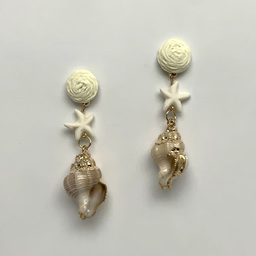 Twine Seashell Earrings