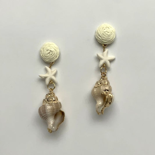 Twine Seashell Earrings