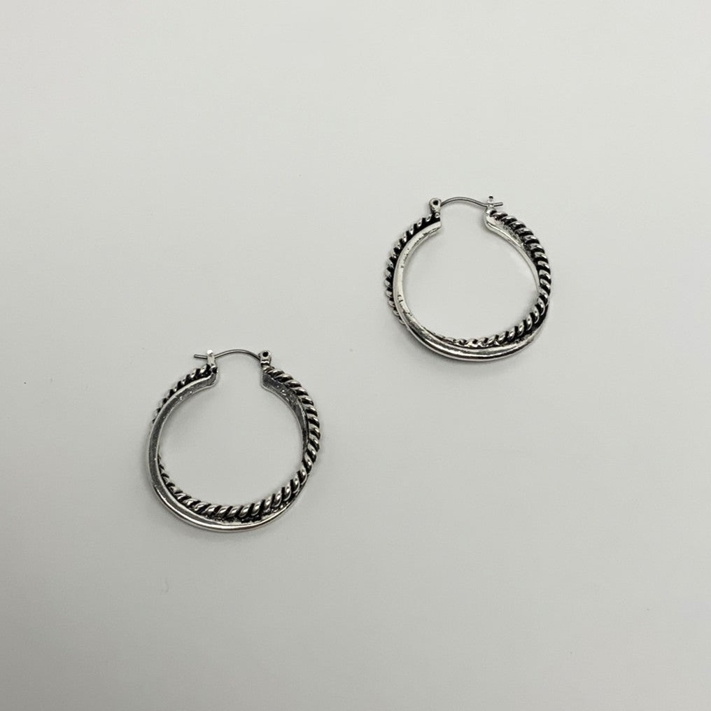 Intertwined Hoop Earrings