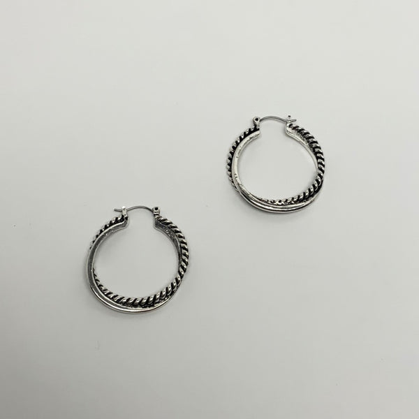 Intertwined Hoop Earrings