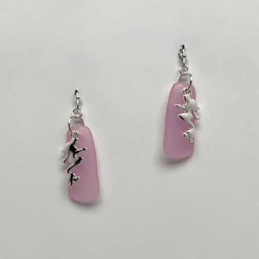 Mermaid Sea Glass Earrings