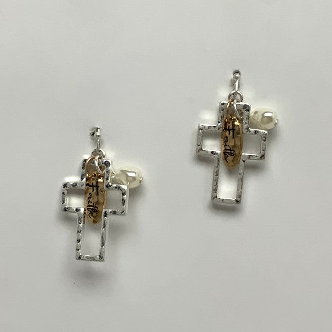 Cross Religious Earrings