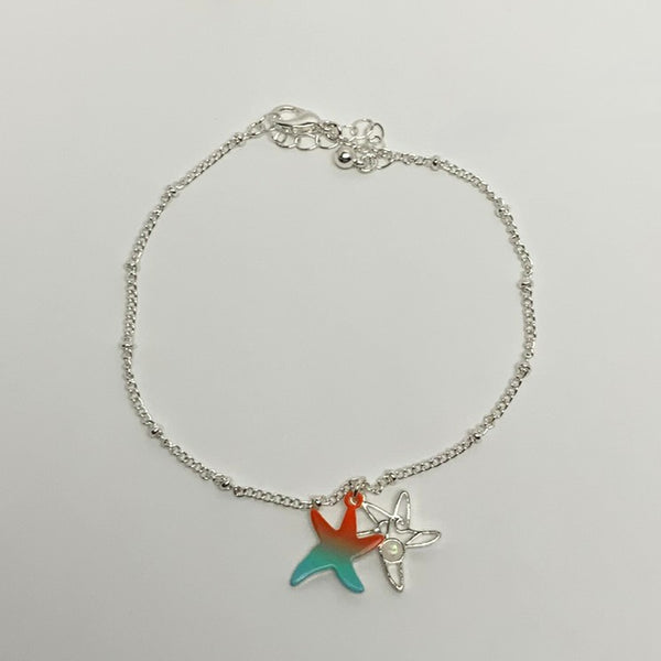 Starfish Charm Pendant Anklet