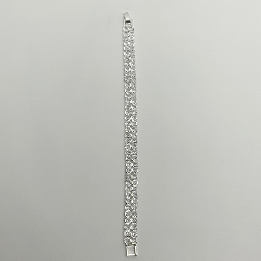 Cubic Zirconia Clasp Bracelet