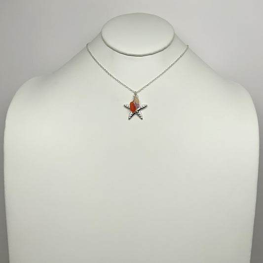 Starfish Sea Glass Necklace
