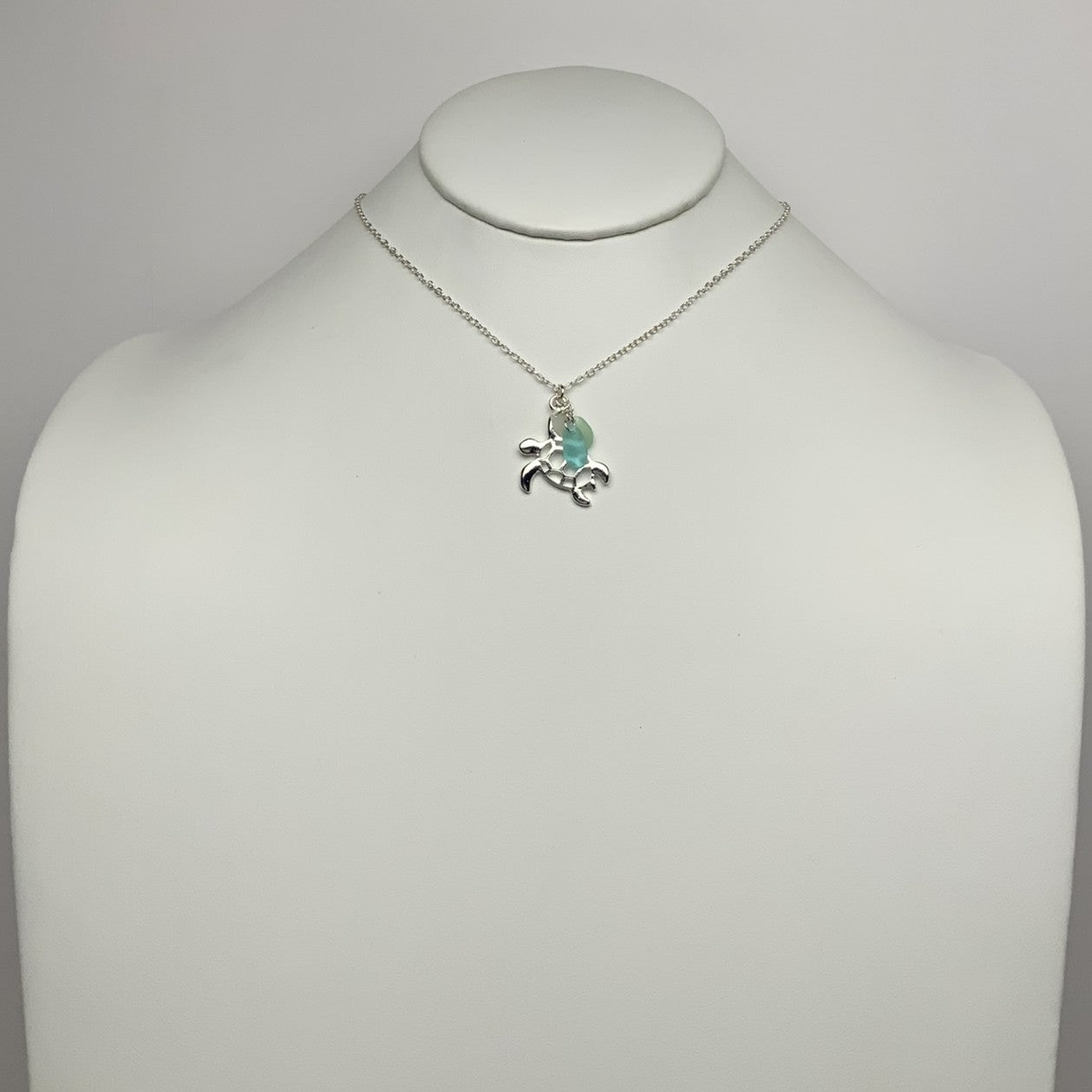 Turtle Sea Glass Necklace