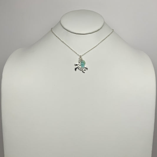 Turtle Sea Glass Necklace