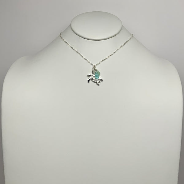 Turtle Sea Glass Necklace