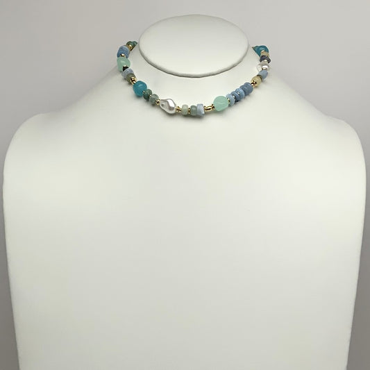 Nautical Stones Chunky Necklace