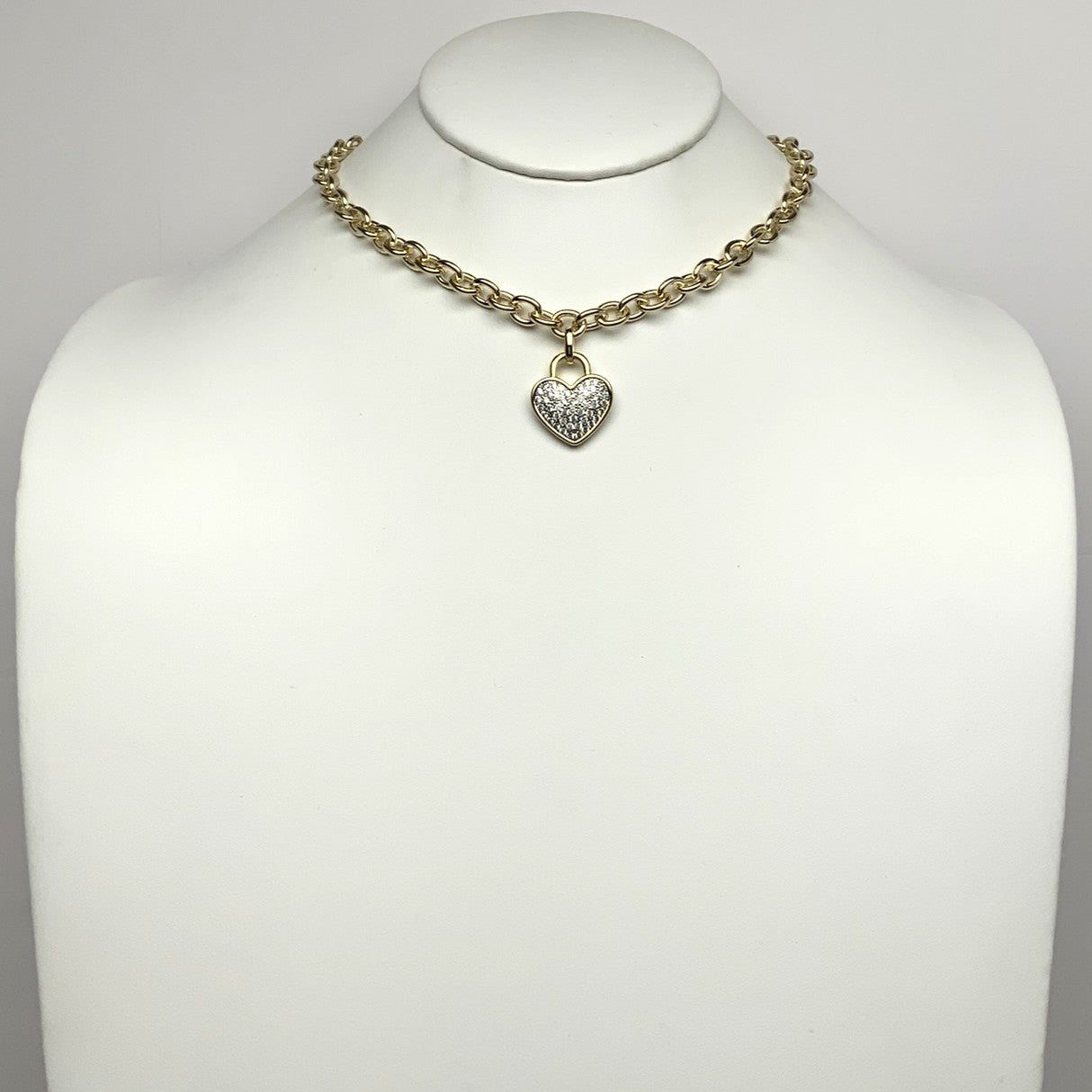 Bling Heart Necklace
