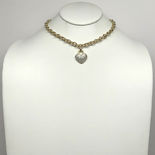 Bling Heart Necklace
