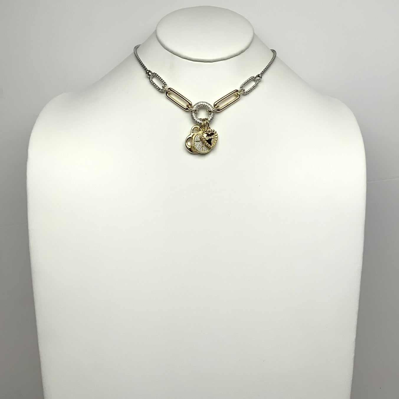 Designer Drop Charms Necklace