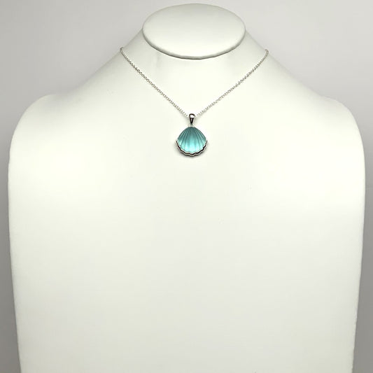 Matte Enamel Seashell Necklace