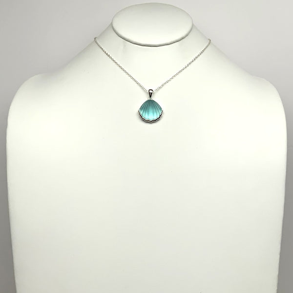 Matte Enamel Seashell Necklace