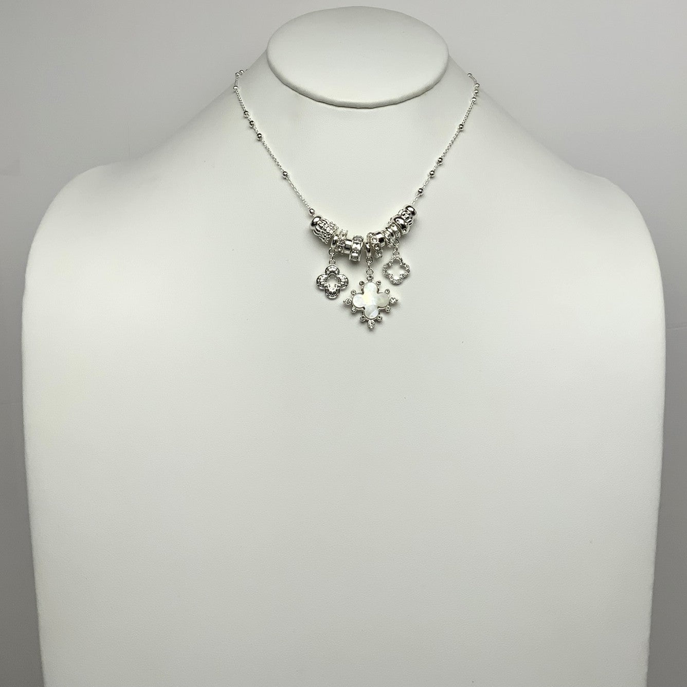 Clover Charms Pendant Necklace