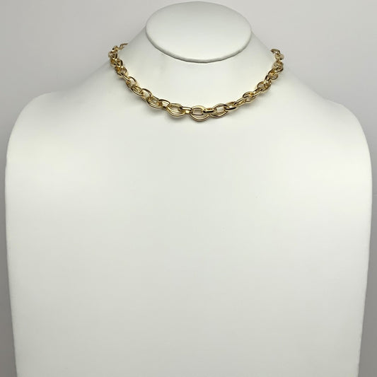 Circle Chain Link Necklace