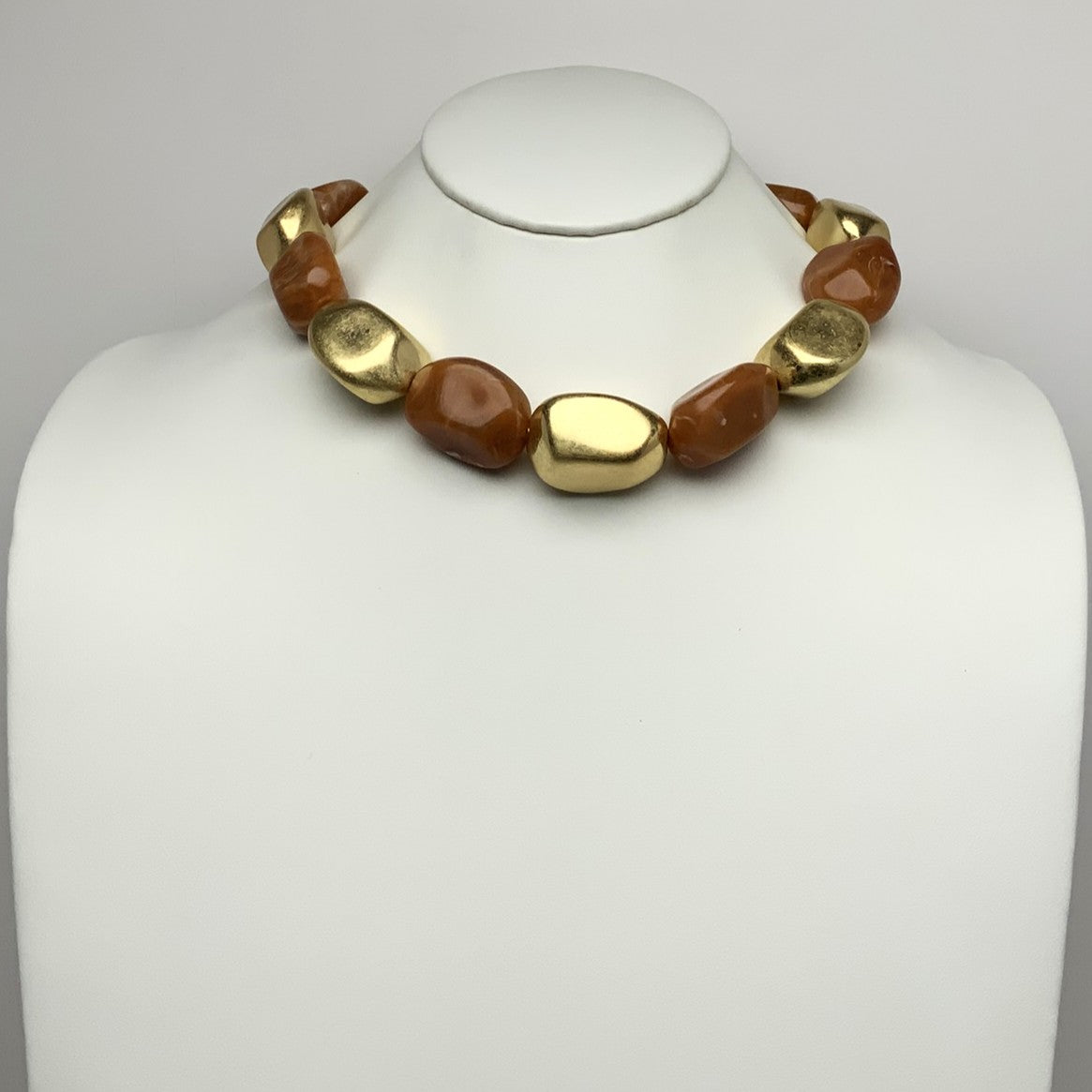 Chunky Lucite Stone Necklace