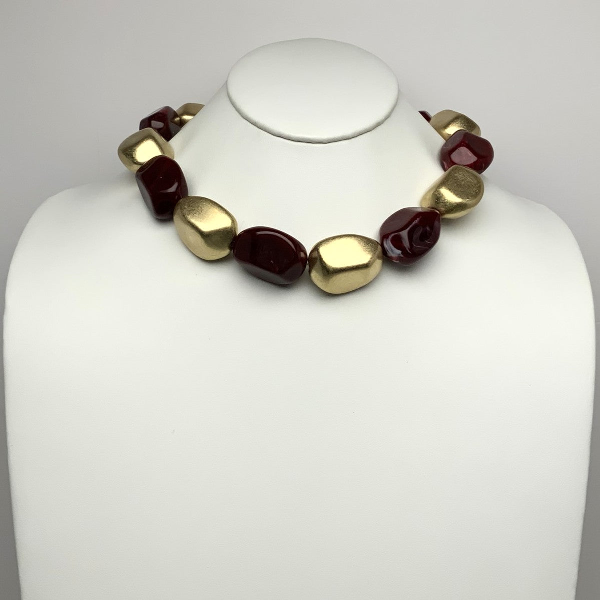 Chunky Lucite Stone Necklace