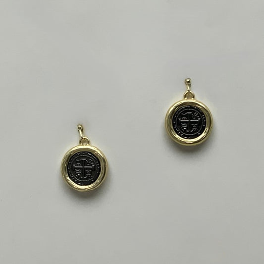 Drop Coin Earrings