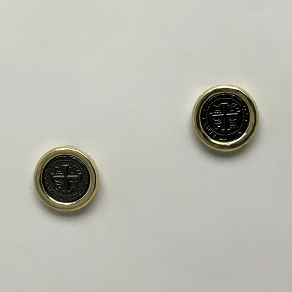 Stud Coin Earrings