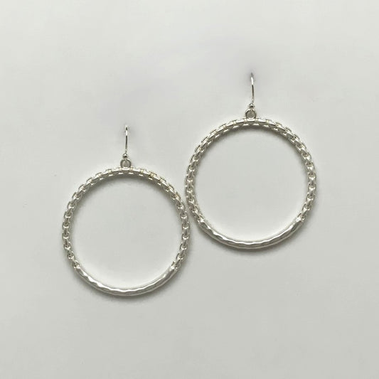 Link Chain Designed Drop Earrings