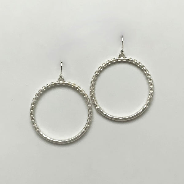 Link Chain Designed Drop Earrings