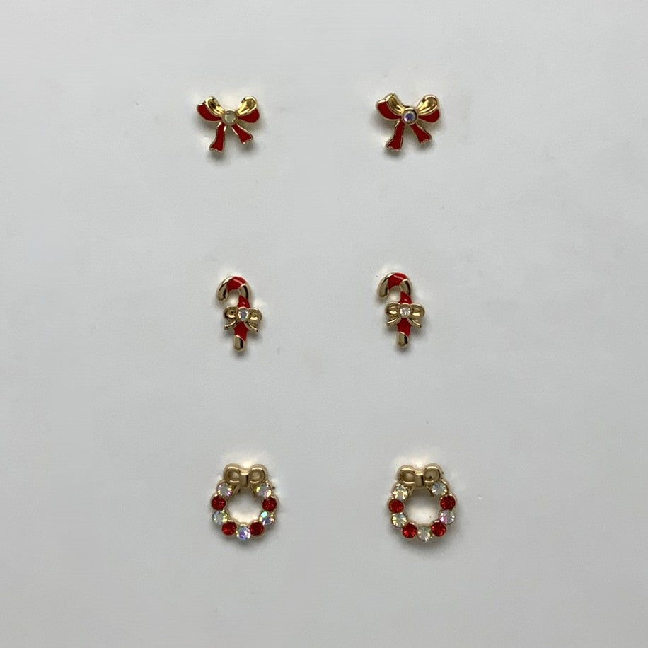 Set of 3 Holiday Earrings