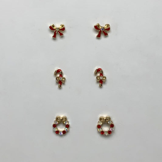 Set of 3 Holiday Earrings