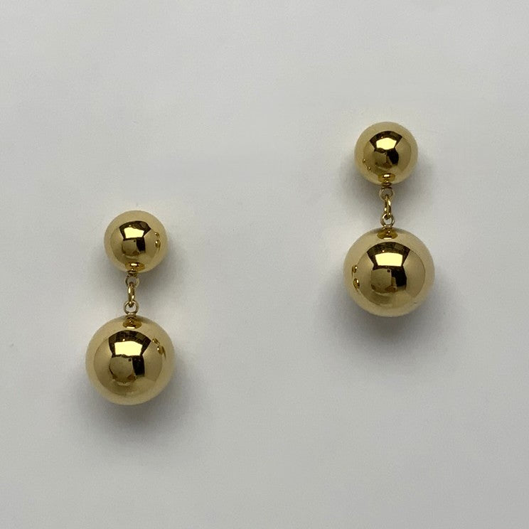 Tiered Sphere Dangling Earrings