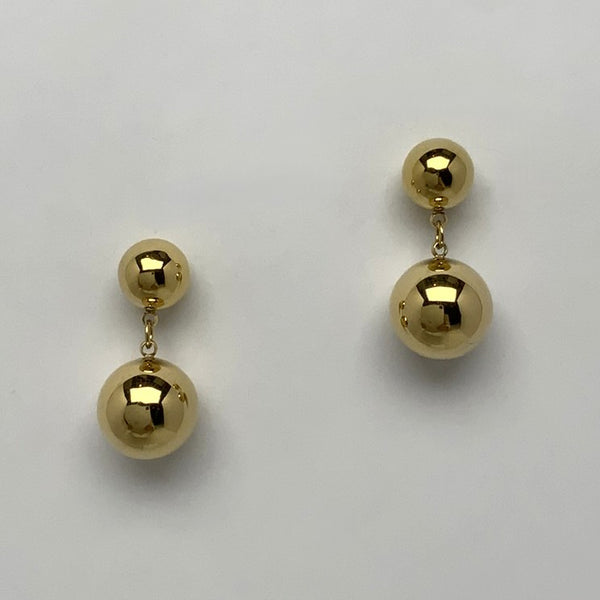 Tiered Sphere Dangling Earrings