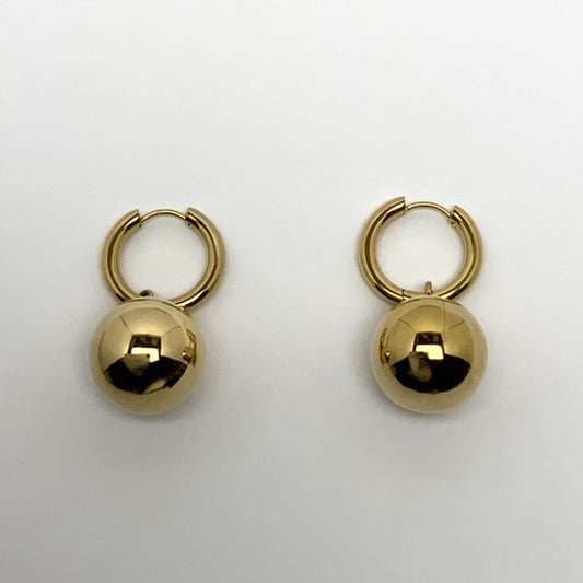 Drop Sphere Earrings