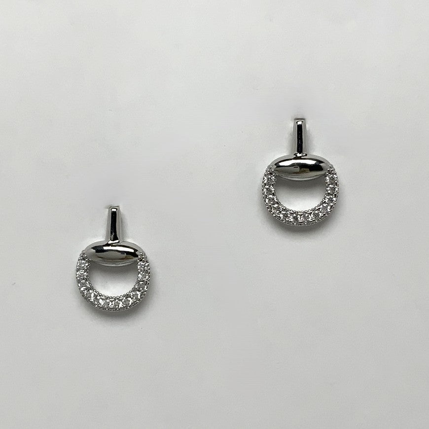 Semi Circle Dangling Earrings