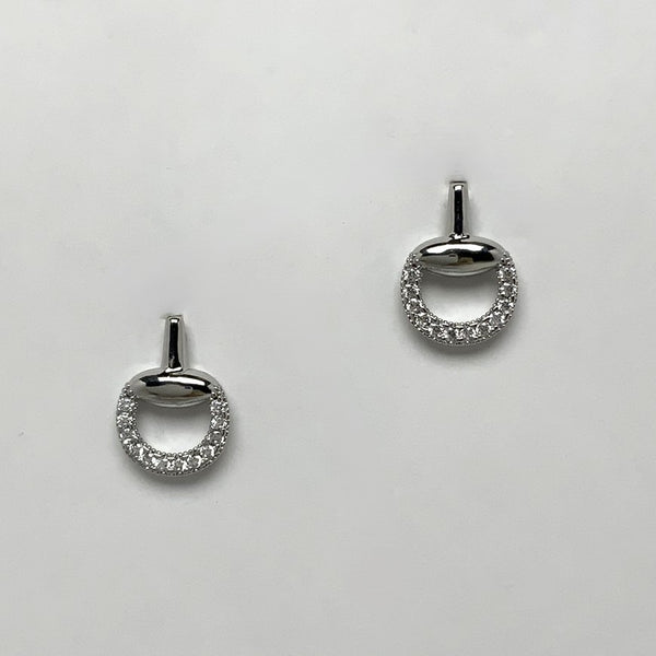 Semi Circle Dangling Earrings