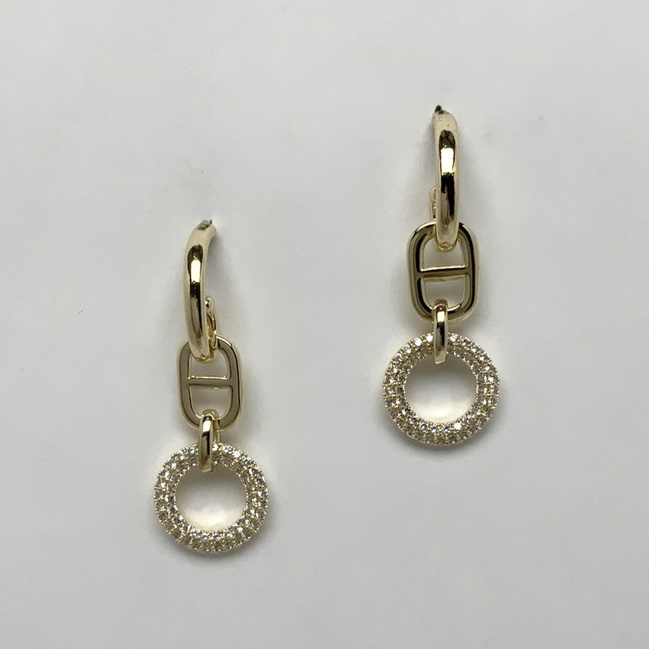 Interlinked Dangling Earrings