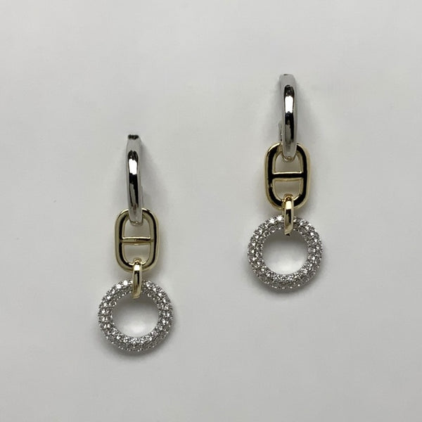 Interlinked Dangling Earrings