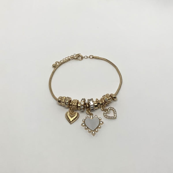 Heart Charm Bracelet