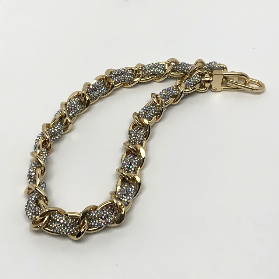 Bling Interlinked Design Keychain