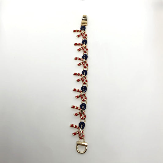 Bow Patriotic Bracelet