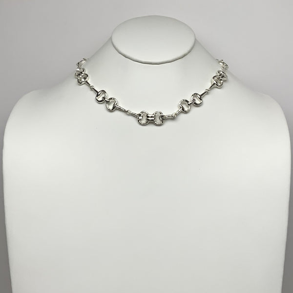 Horse Bit w/Stone Necklace