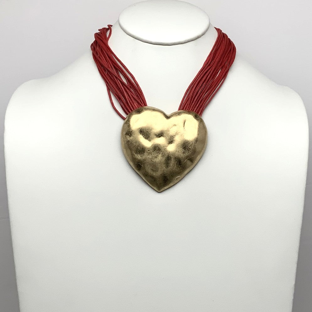 Rustic Heart Necklace