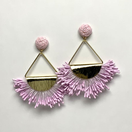Triangle String Droplet Earrings