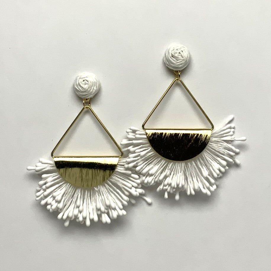 Triangle String Droplet Earrings