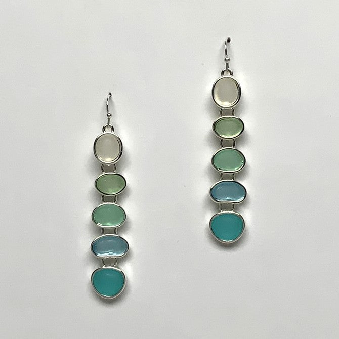 Matte Pebble Stone Earrings