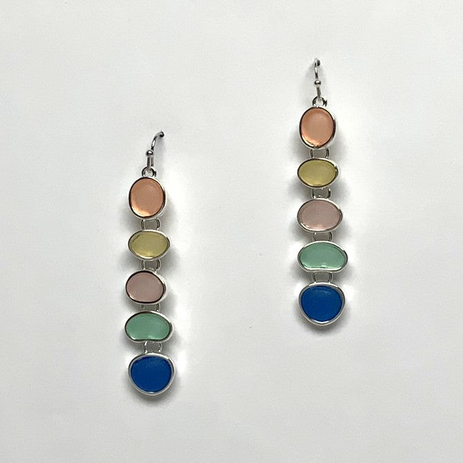 Matte Pebble Stone Earrings
